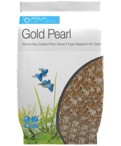 Aqua Natural Gold Pearl Natural River Gravel 4.5kg