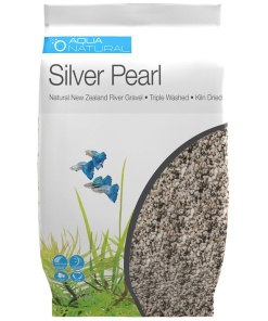 Aqua Natural Silver Pearl Natural River Gravel 4.5kg