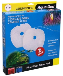 Aqua One Nautilus 2700 / Aquis 2200/2400 Wool 2pk