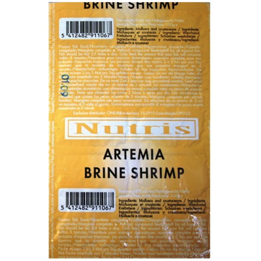 Nutris Frozen Artemia Brine Shrimp 100g