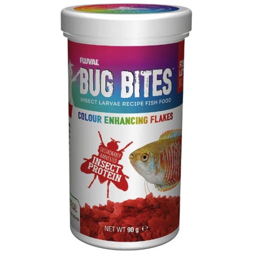 Fluval Bug Bites 90g Colour Enhance Flakes