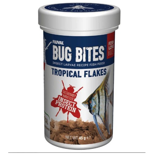 Fluval 45g Bug Bites Tropical Flakes