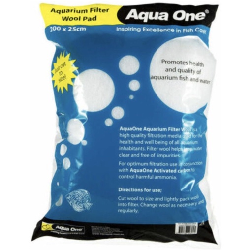 Aqua One Filter Wool Coarse 200x25cm