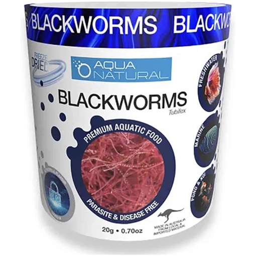 Aqua Natural Freeze Dried Blackworms 20g