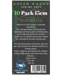 SAS Shrimp Green Backs - Pack of 10